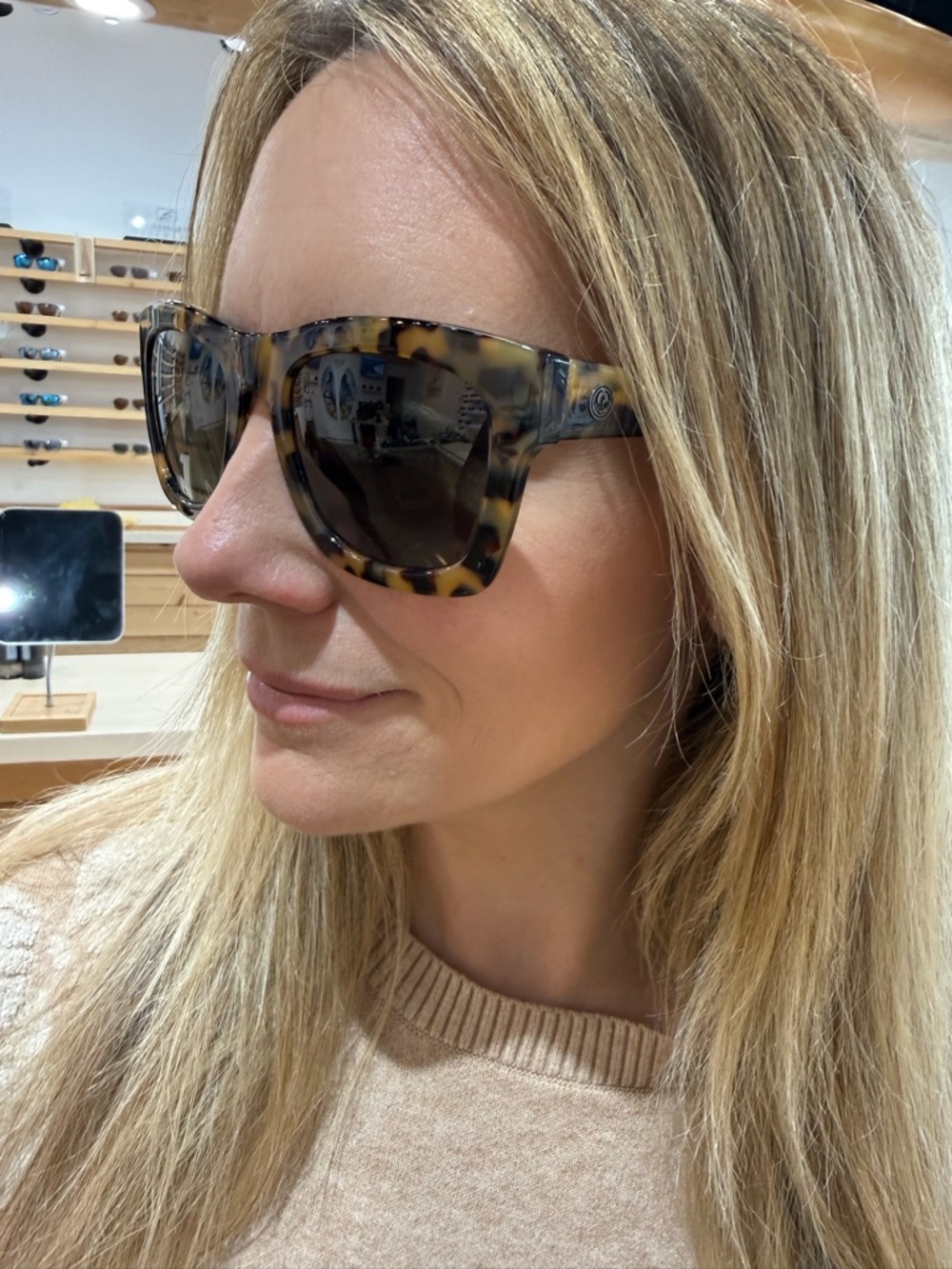 Tortoiseshell Polarized Women's Sunglasses - Dragon